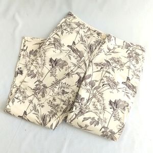 Talbots The Weekender bird print pants